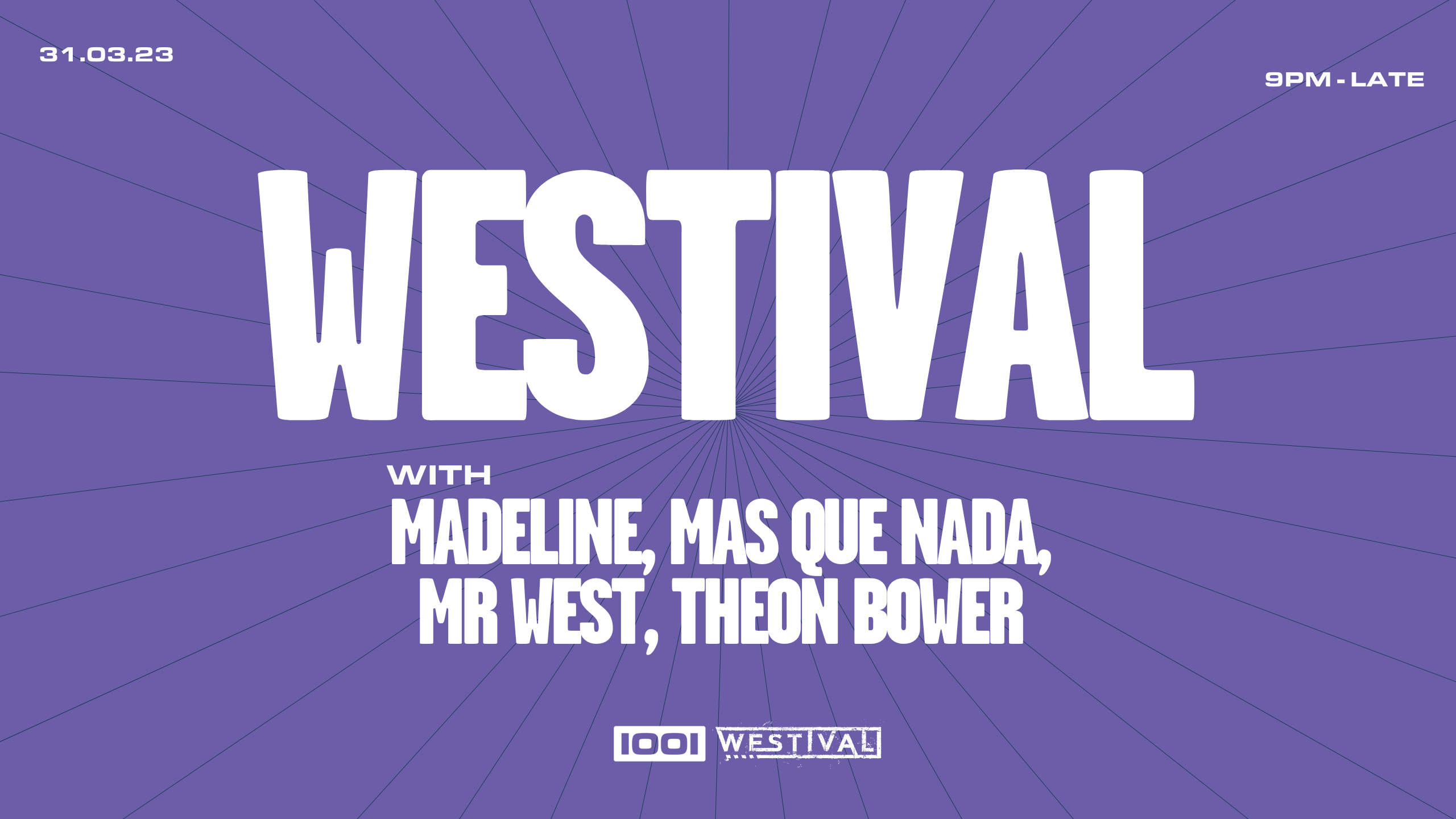 Westival with Mas Que Nada, Theon Bower & guests - Página frontal