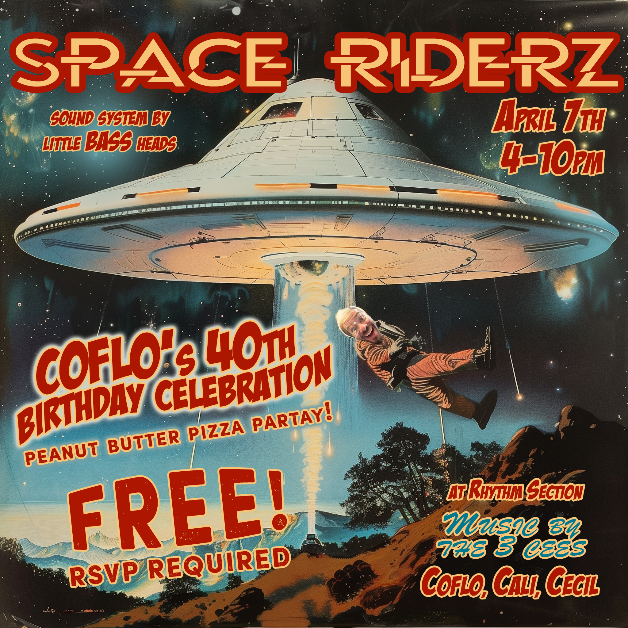 Space Riderz - フライヤー表