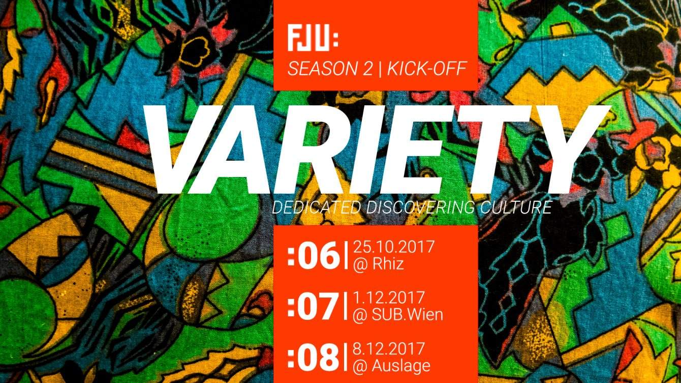 Variety06 - Season Opening at Gürtel Connection - フライヤー表