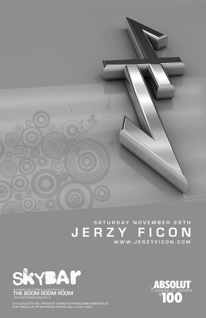 Jerzy Ficon Live at Skybar - Página frontal