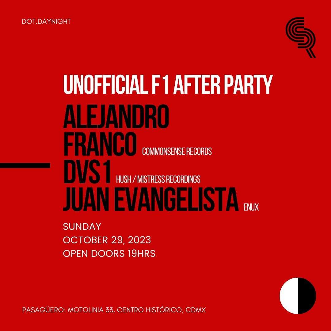  DOT.DAYNIGHT Festival: DVS1 (Extended Set), Alejandro Franco & Juan Evangelista - Página frontal