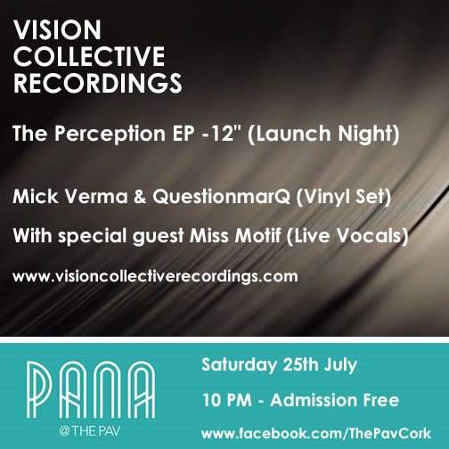 The Perception EP Launch Night - フライヤー表