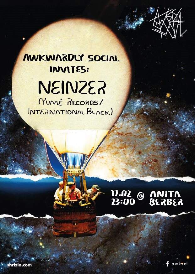 Awkwardly Social 006 with Neinzer - フライヤー表