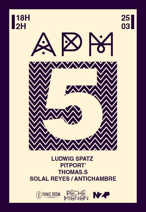 APM #5 Bipède EP Release Party - Página frontal