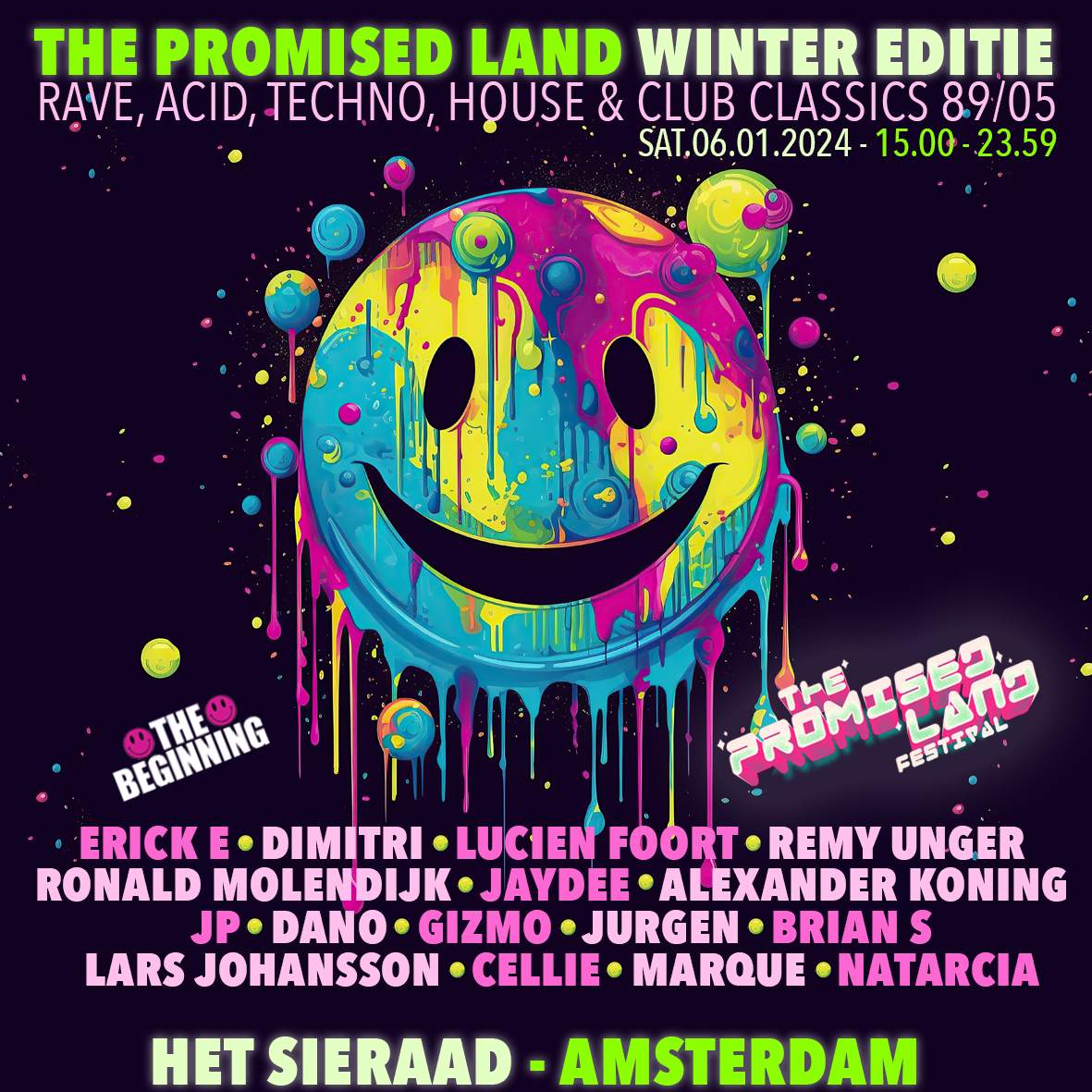 The Beginning & The Promised Land Winter Edition - Nieuwjaars Borrel - Página frontal