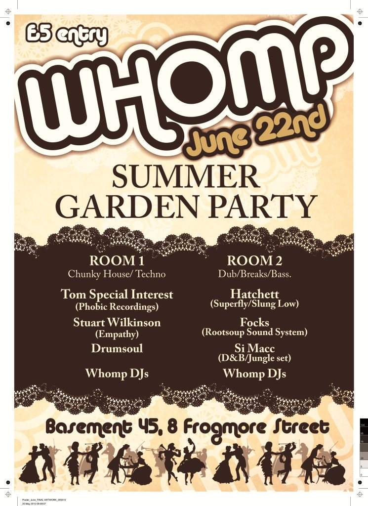 Whomp Summer Garden Party - Página frontal