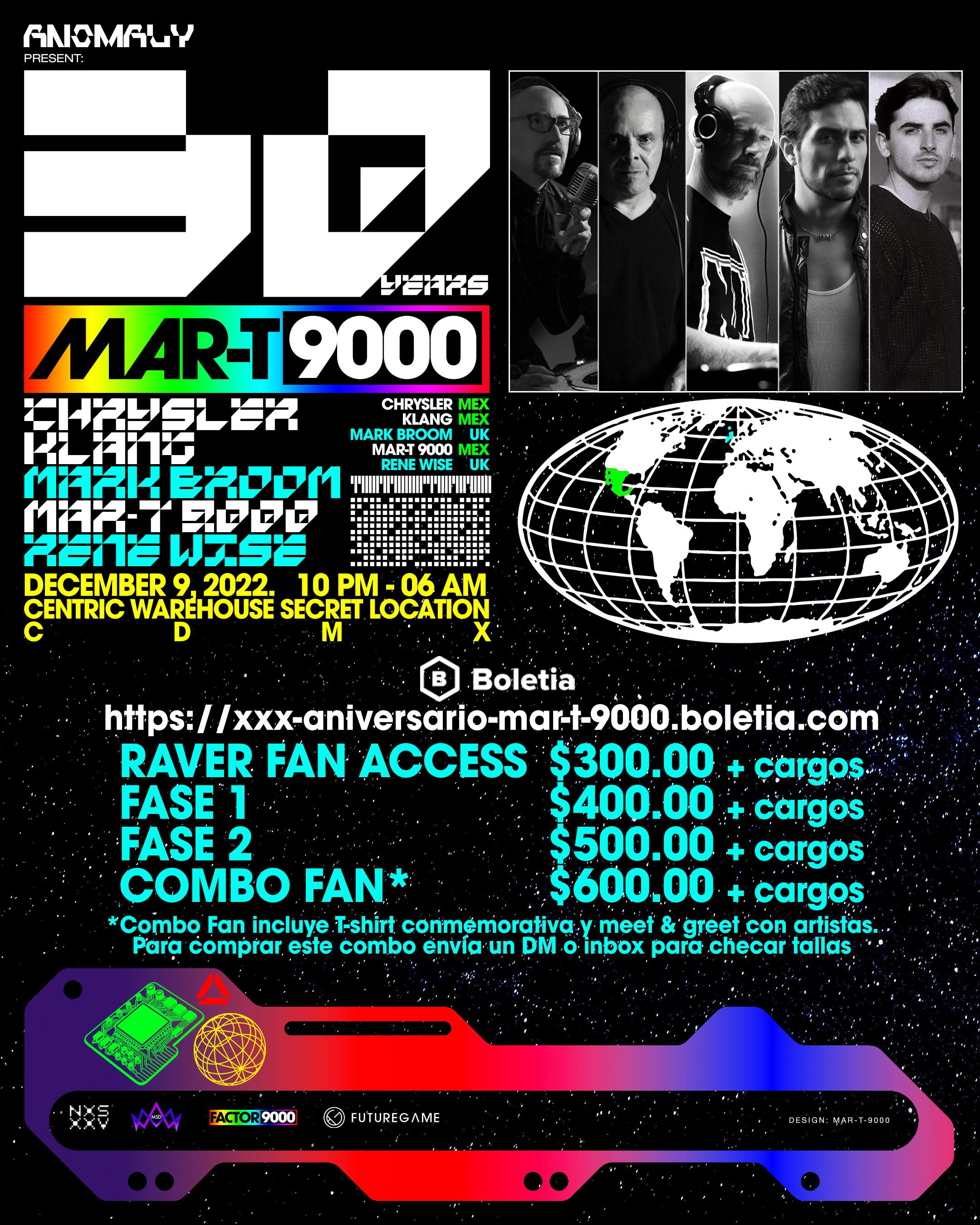 XXX Aniversary Mar-t-9000 - Página trasera