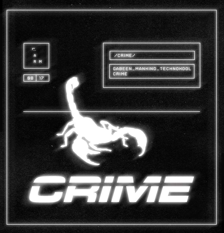 Crime - フライヤー表