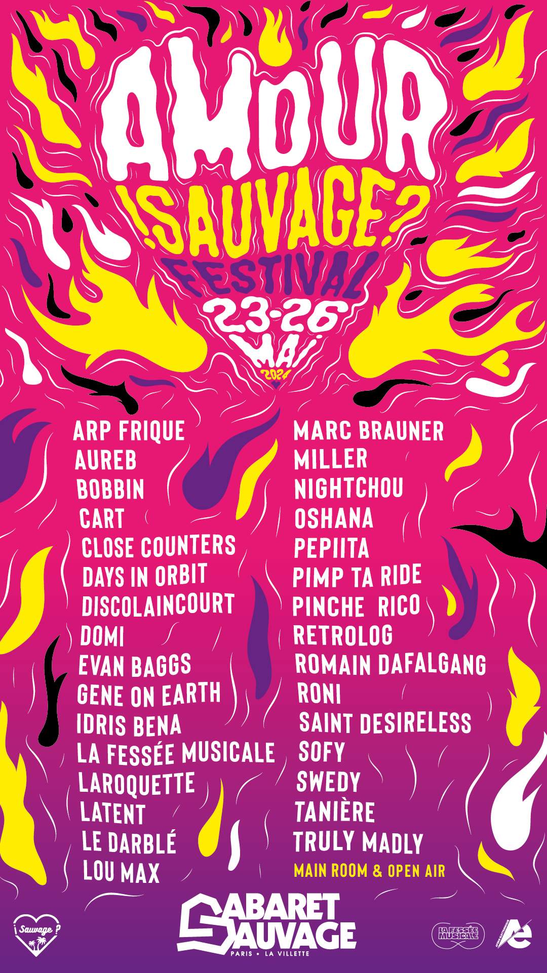 ¡Amour Sauvage Festival#2 - Página frontal