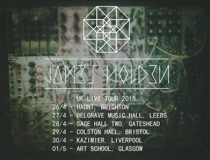 James Holden UK Live Tour 2015 - Página frontal