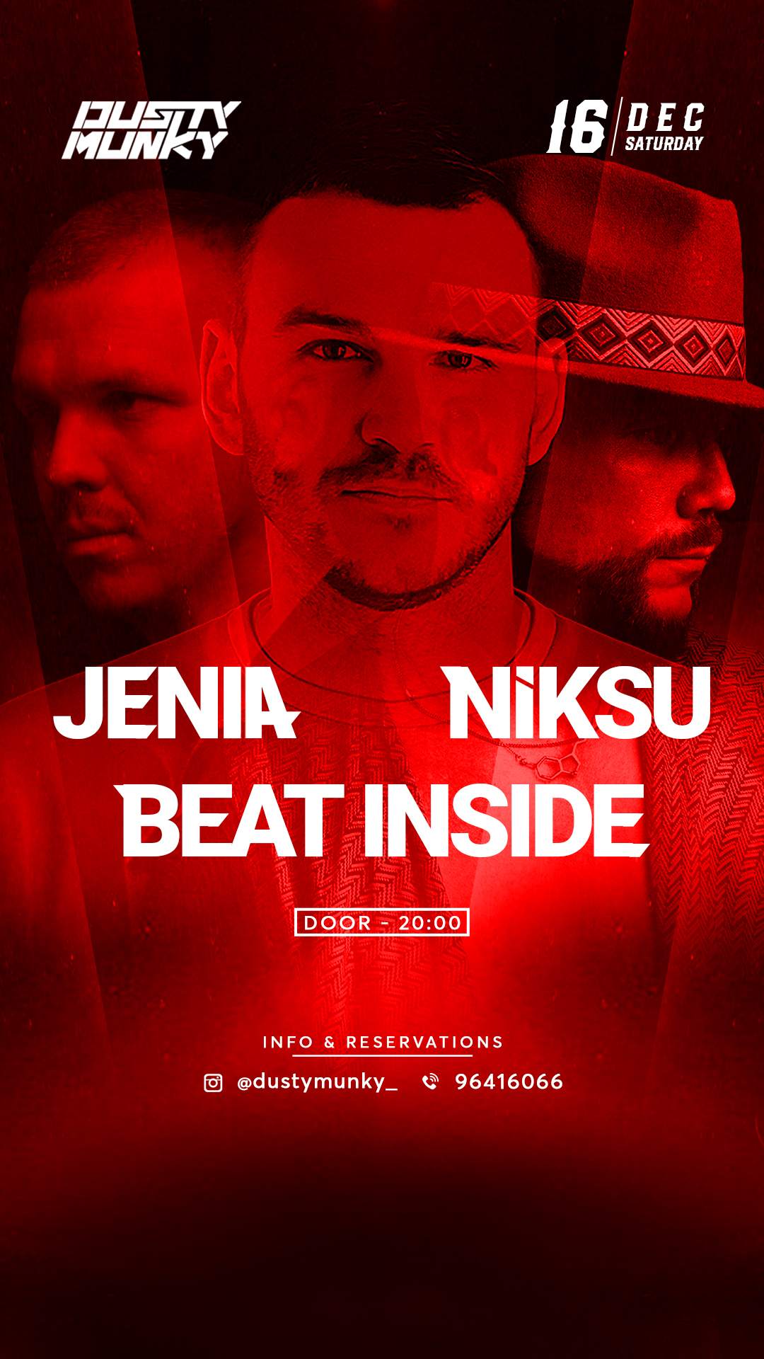 Dusty Munky X Beat Inside Jenia Niksu at Dusty Munky Bar, Cyprus