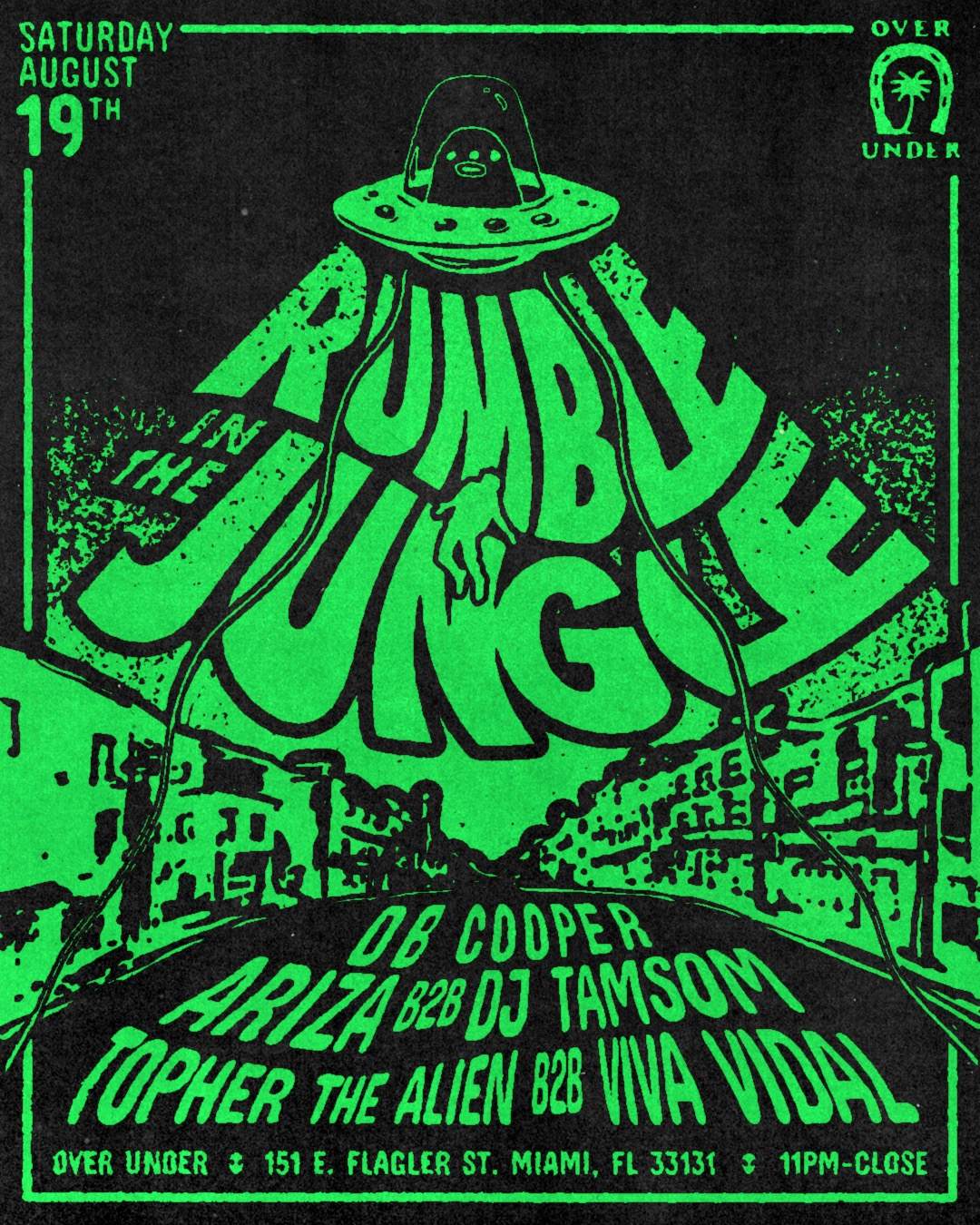 Rumble in the Jungle - フライヤー表