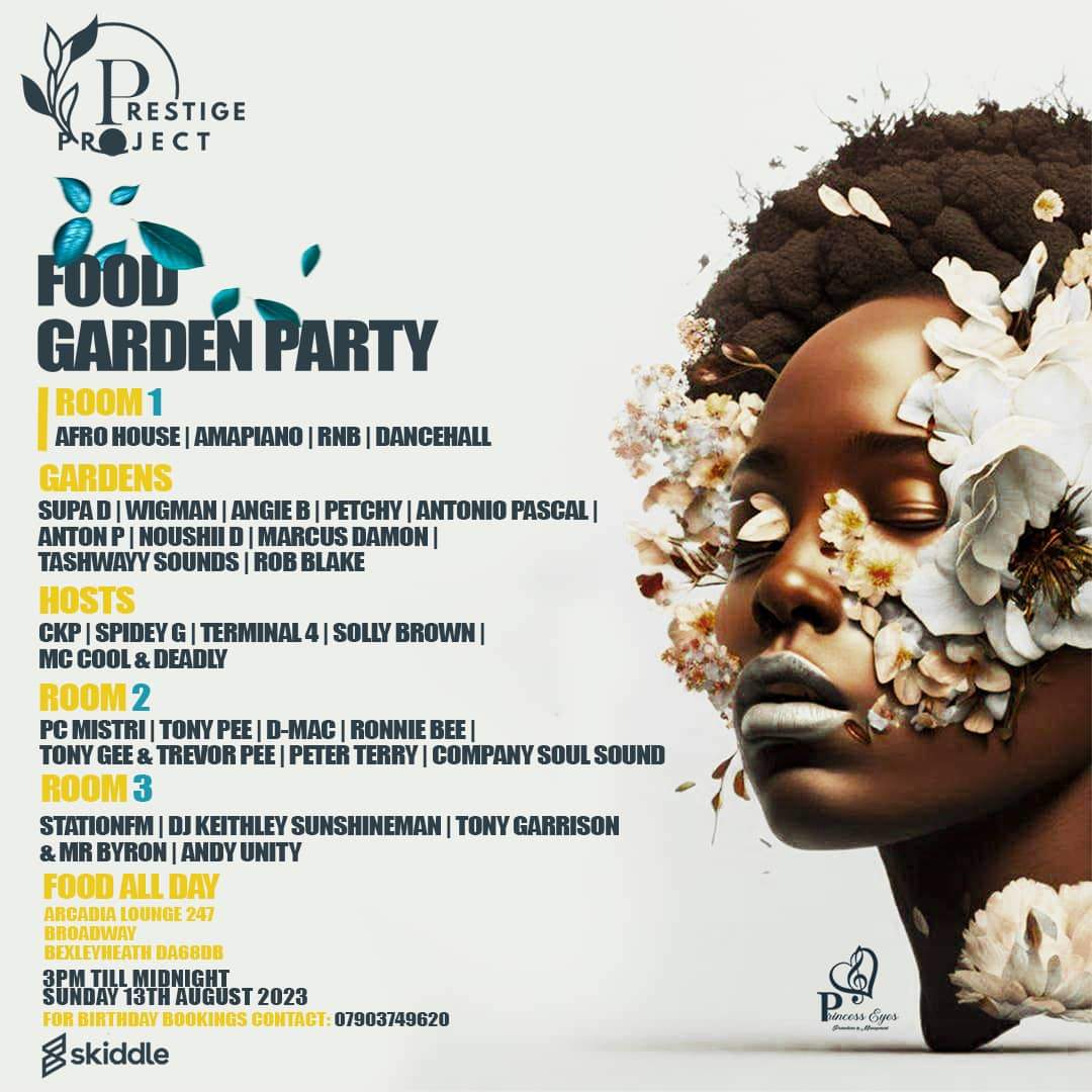 PRESTIGE PROJECT inside outside garden party 3FLOORS with food - Página trasera
