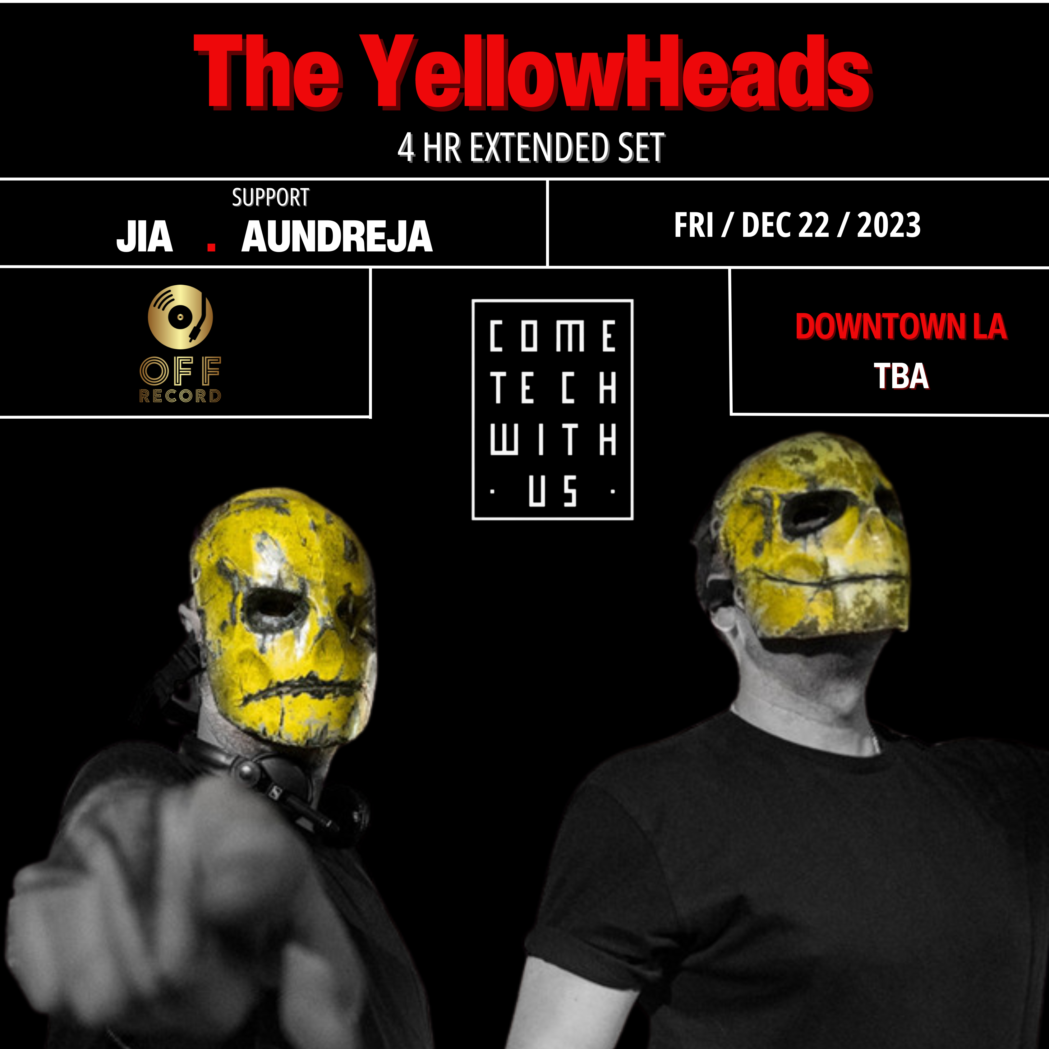 The YellowHeads - フライヤー表