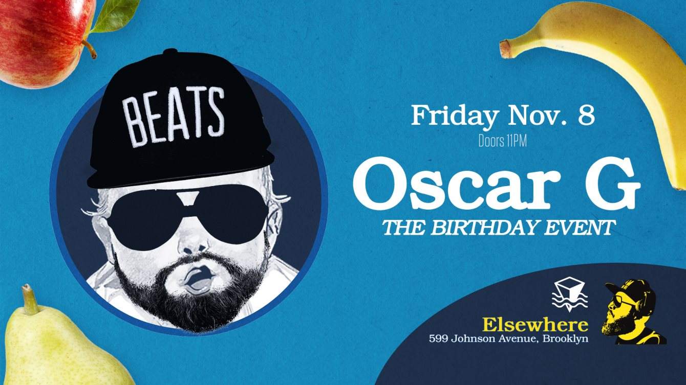 Oscar G - The Birthday Event - フライヤー表