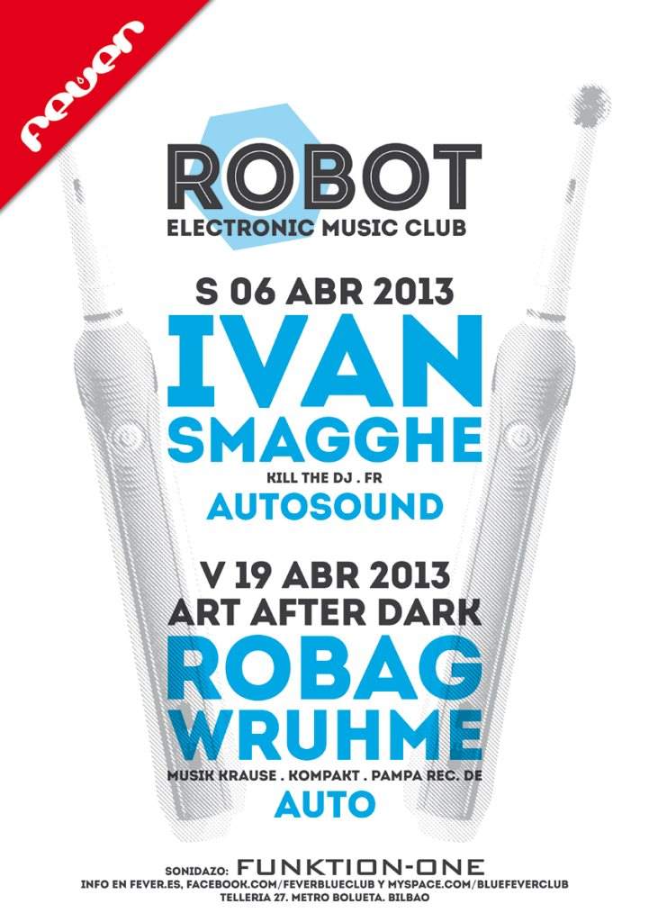Robag Wruhme at Robot Club - Página frontal