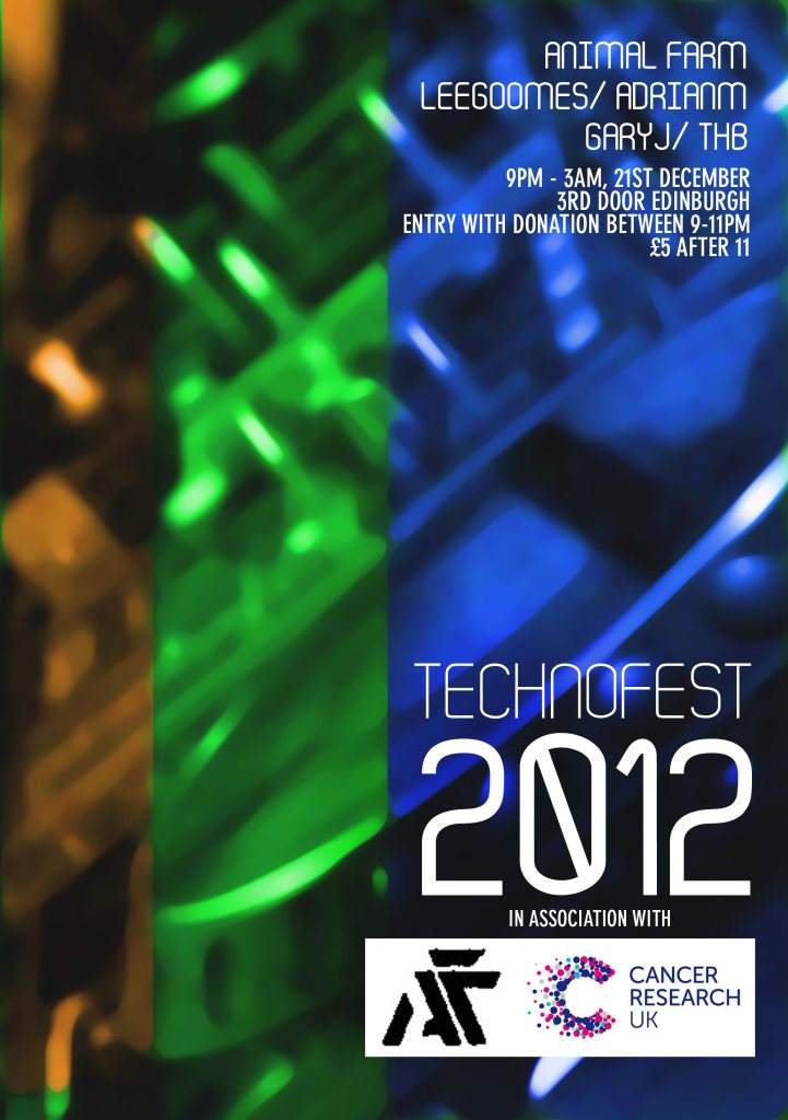 Technofest 2012 - フライヤー裏