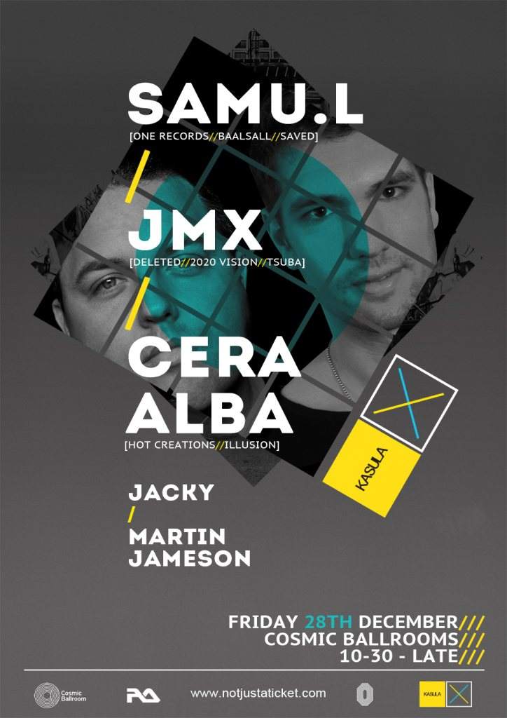 Kasula Launch Party with Samu.l, JMX, Cera Alba - Página frontal