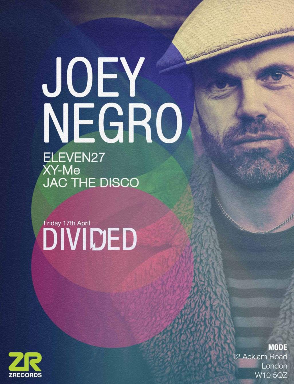 Divided with Joey Negro and Residents - Página frontal