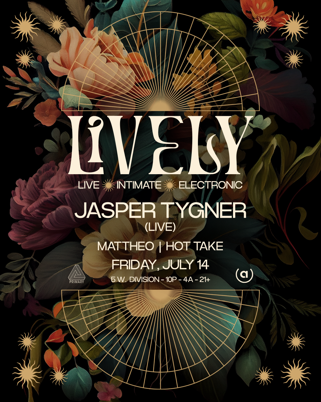 Jasper Tygner Live - フライヤー表