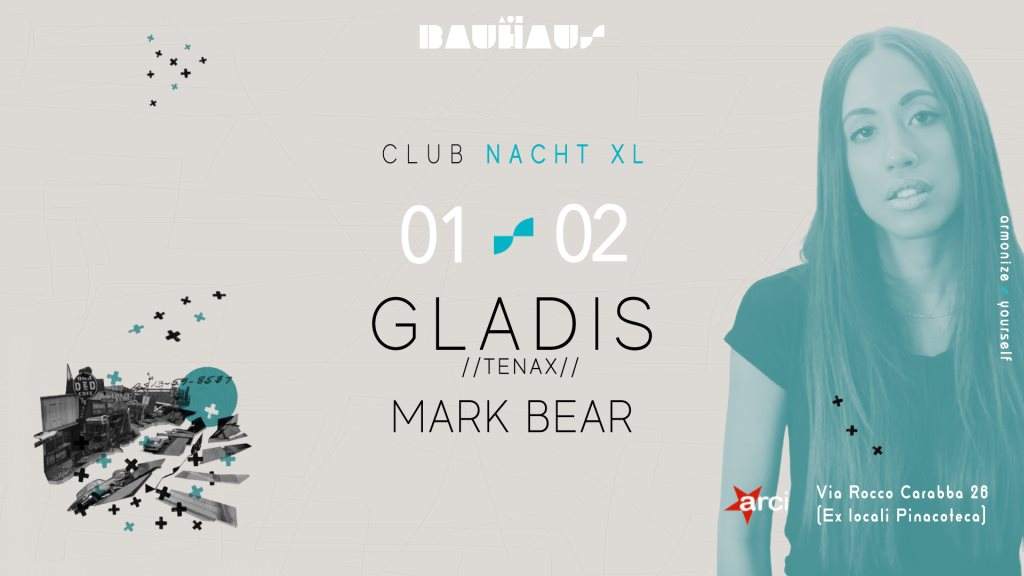 01.02 Bauhaus Pres. Club Nacht XL with Gladis - Página trasera