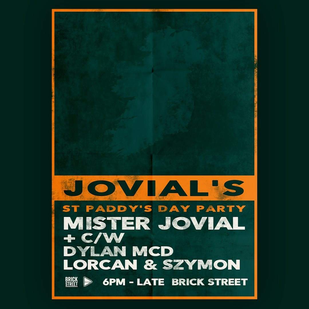 [CANCELLED] Jovial's St Paddy's Day Party - フライヤー表
