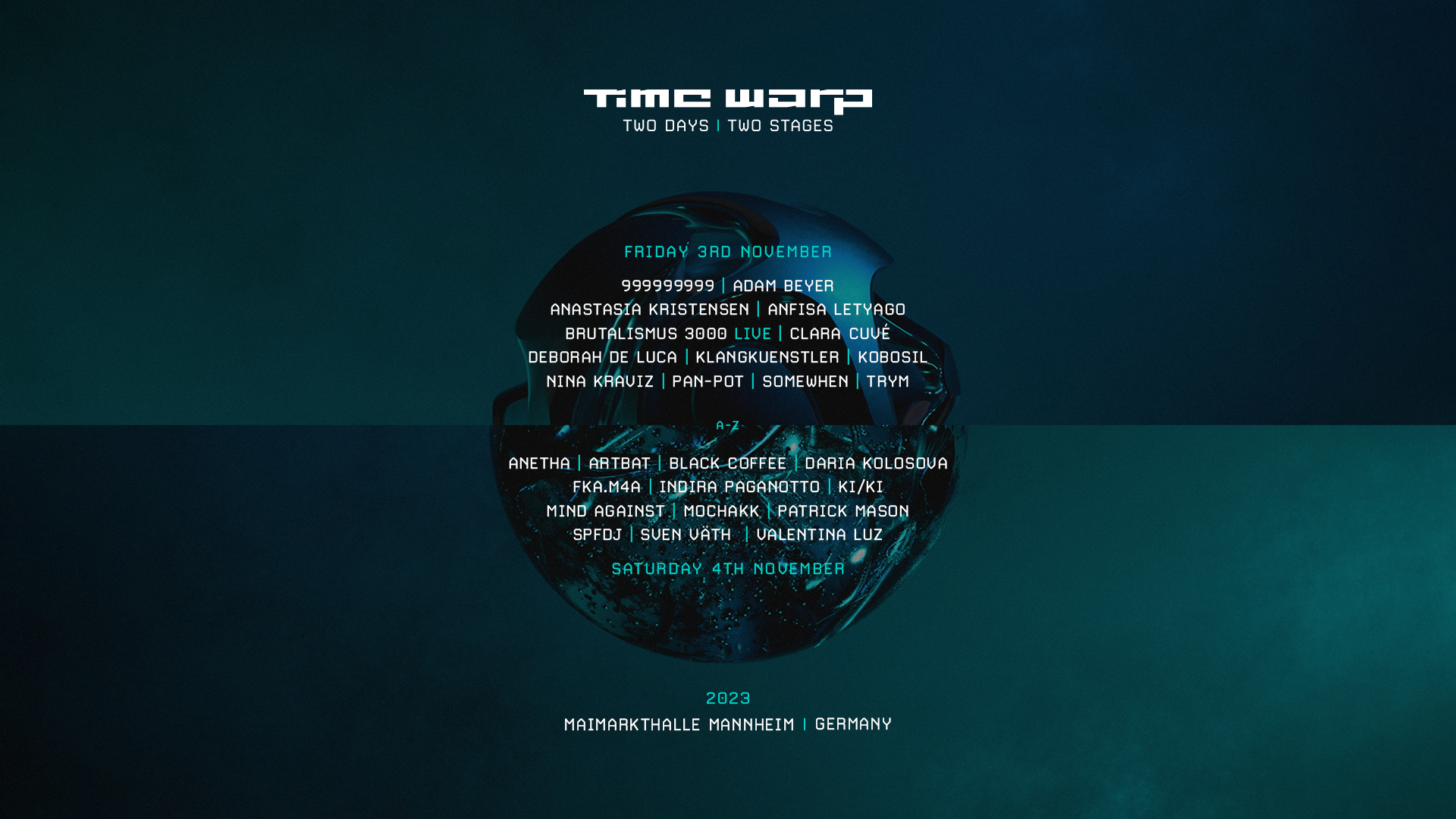 Time Warp Two Days / Two Stages - フライヤー裏