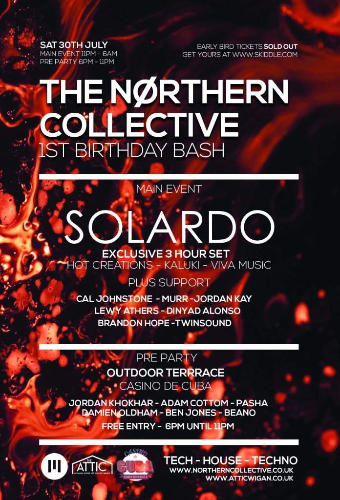 The Northern Collective 1st Birthday with Solardo - Página frontal