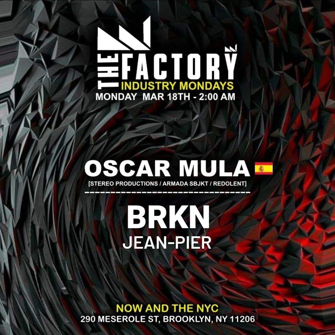 THE OFFICIAL BKLYN AFTER HOURS - OSCAR MULA - フライヤー表