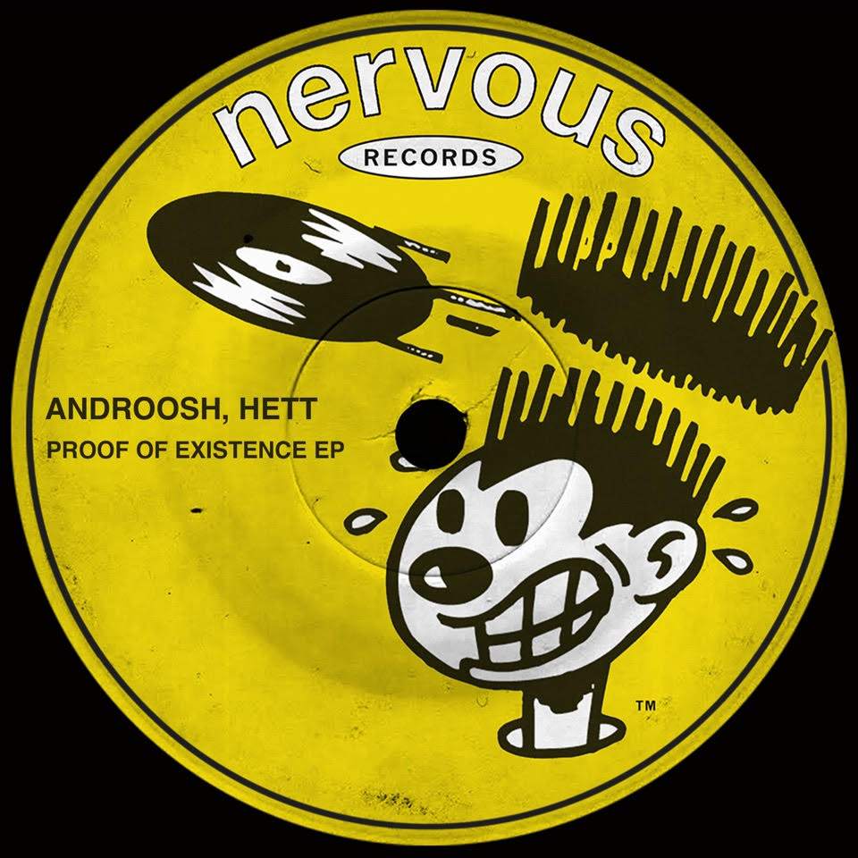 Androosh x Hett - Proof of Existence EP Release Party (Nervous Records) - Página trasera