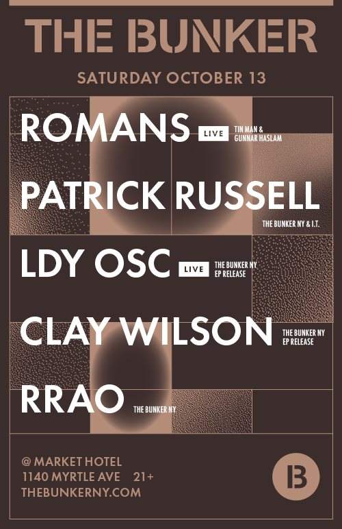 The Bunker with Romans, Patrick Russell, LDY OSC, Clay Wilson, rrao - Página trasera