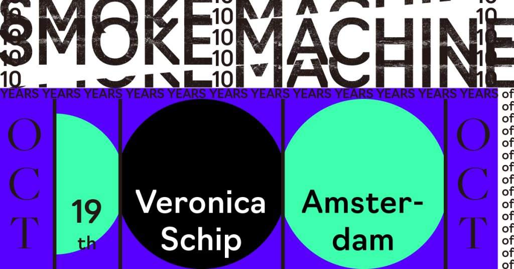 Draaimolen X 10 Years of SMOKE MACHINE // Amsterdam - フライヤー表
