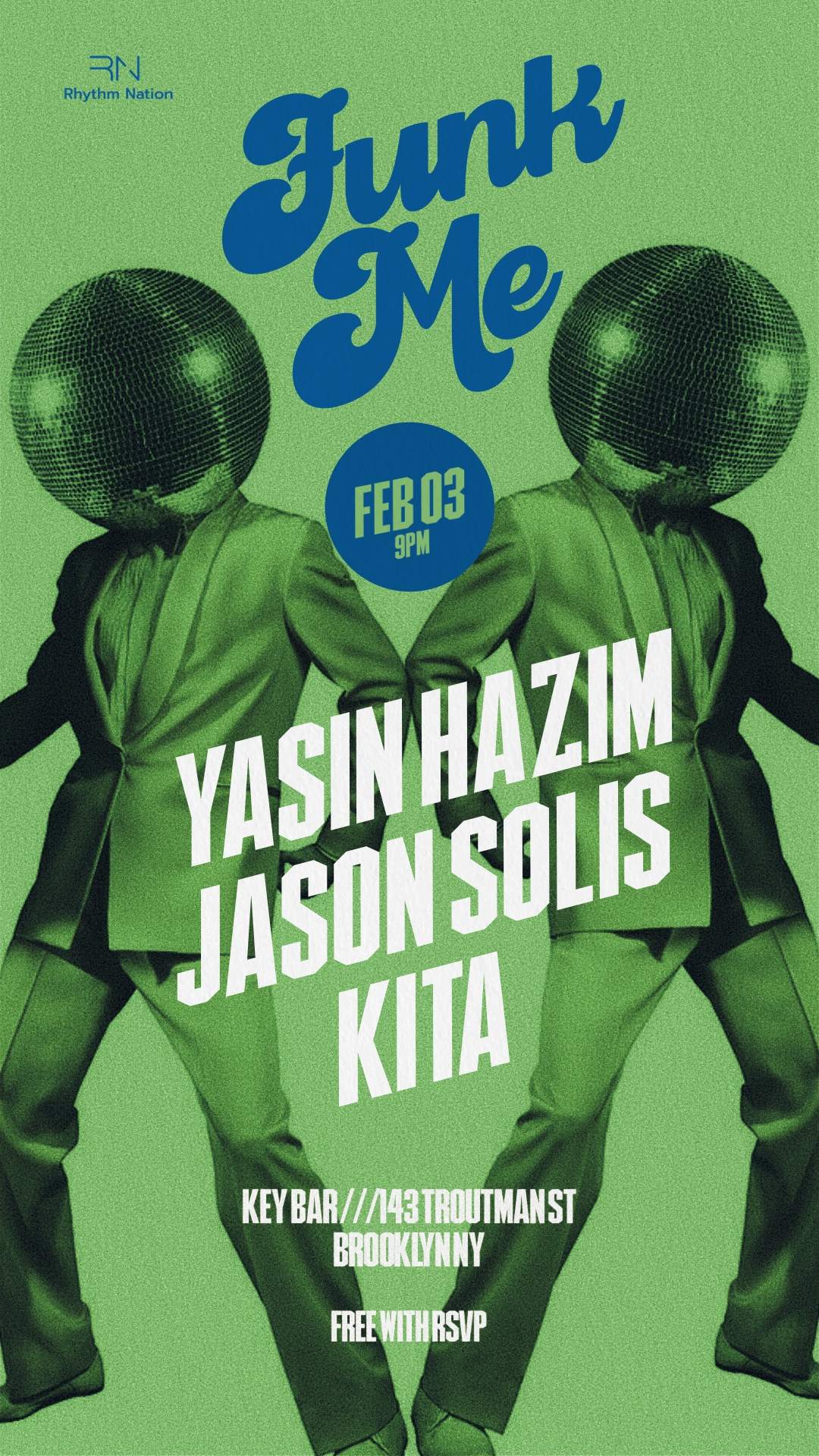 Funk Me, Vol.2: Yasin Hazim, KITA, Jason Solis at KEYBAR, New York City