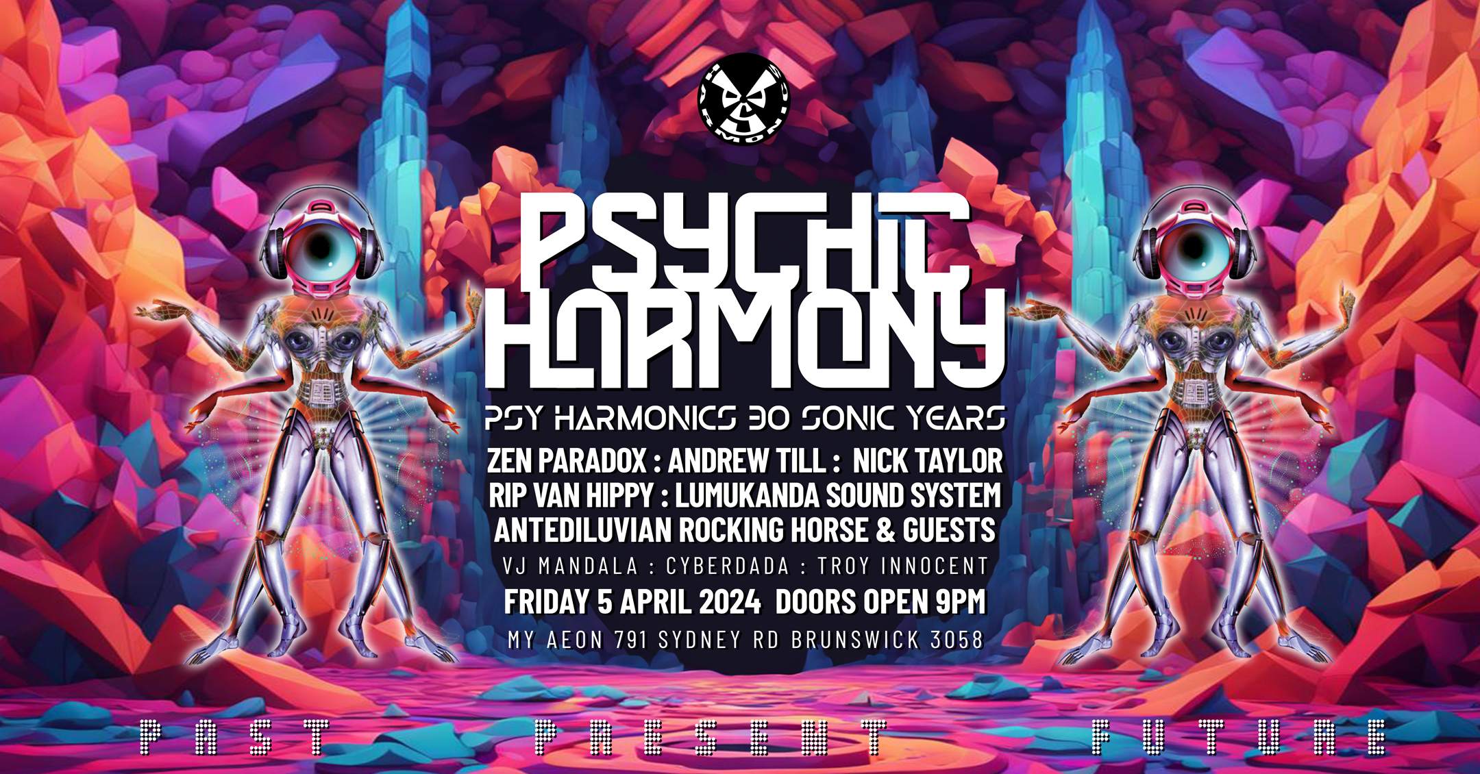 PSYCHIC HARMONY: Psy-Harmonics 30 Sonic Years - Página frontal