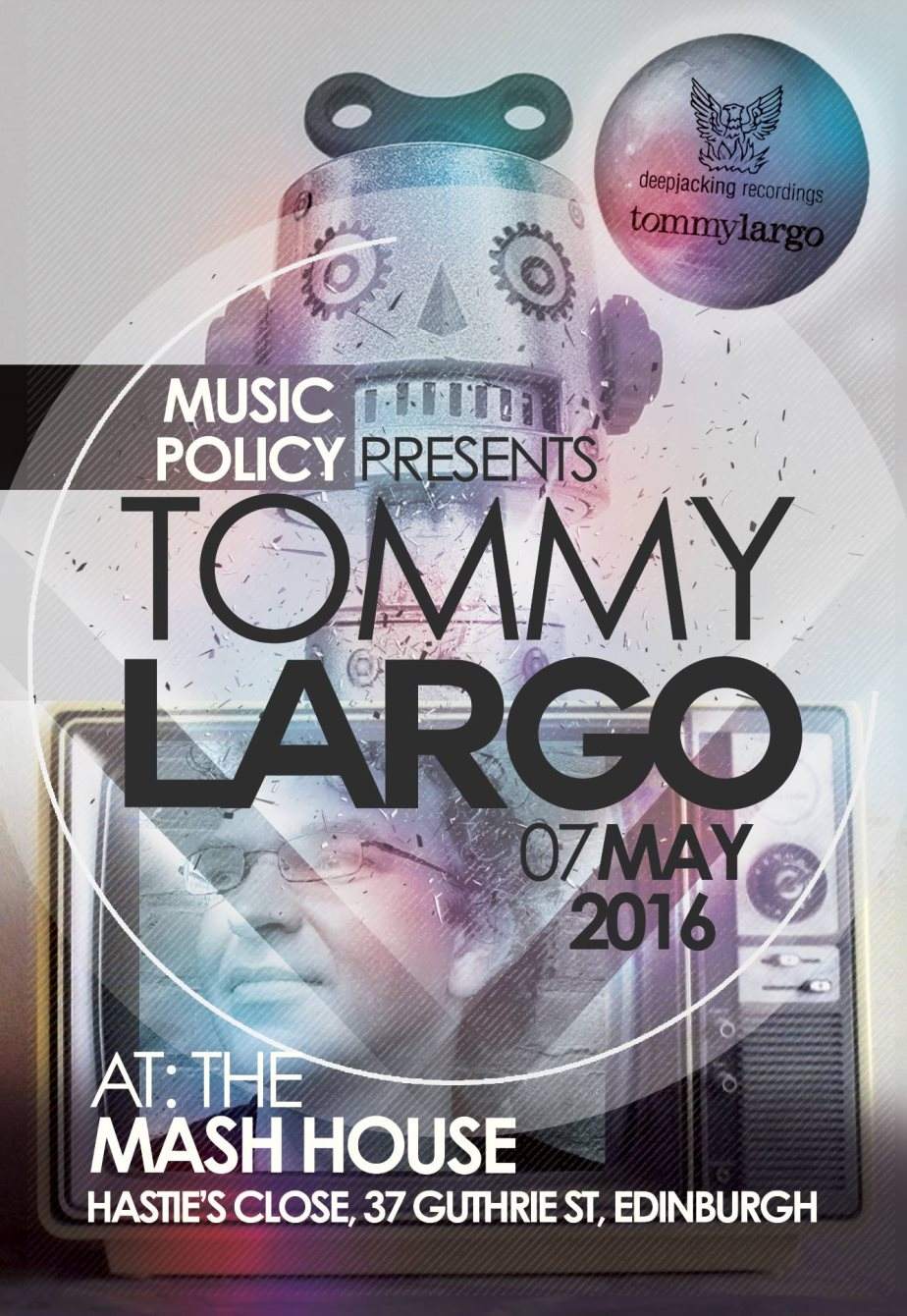 Musicpolicy presents Tommy Largo - Página trasera