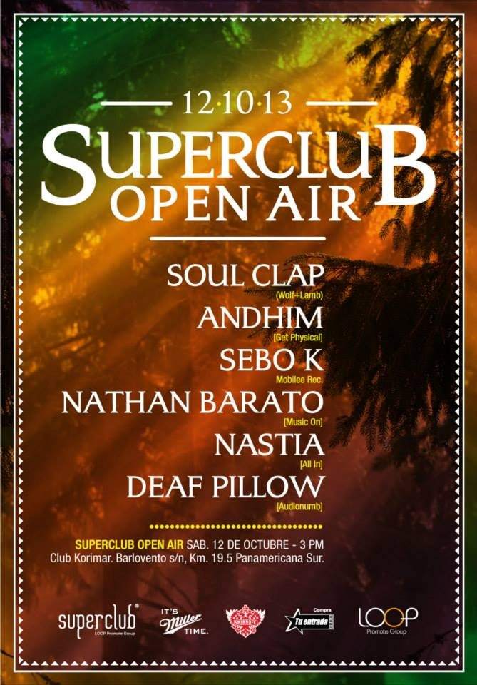 Superclub Open Air - Página frontal