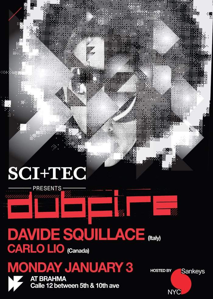 The Bpm Festival 2011 presents Dubfire, Davide Squillace, & Carlo Lio - フライヤー表