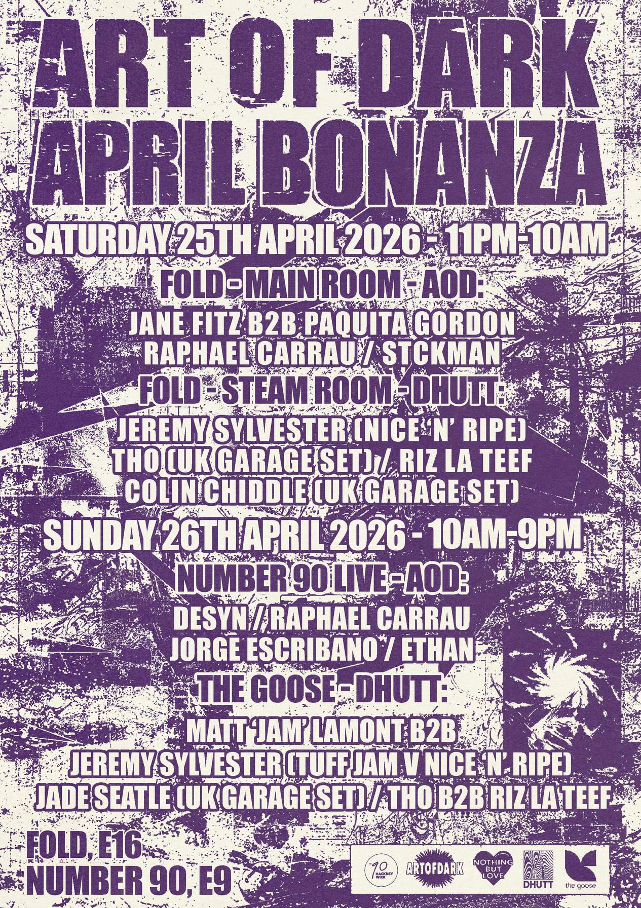 Art Of Dark - April Bonanza at FOLD, London · Tickets