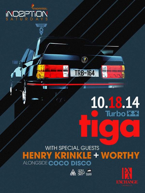Inception Feat. Tiga, Henry Krinkle, Worthy - Página trasera