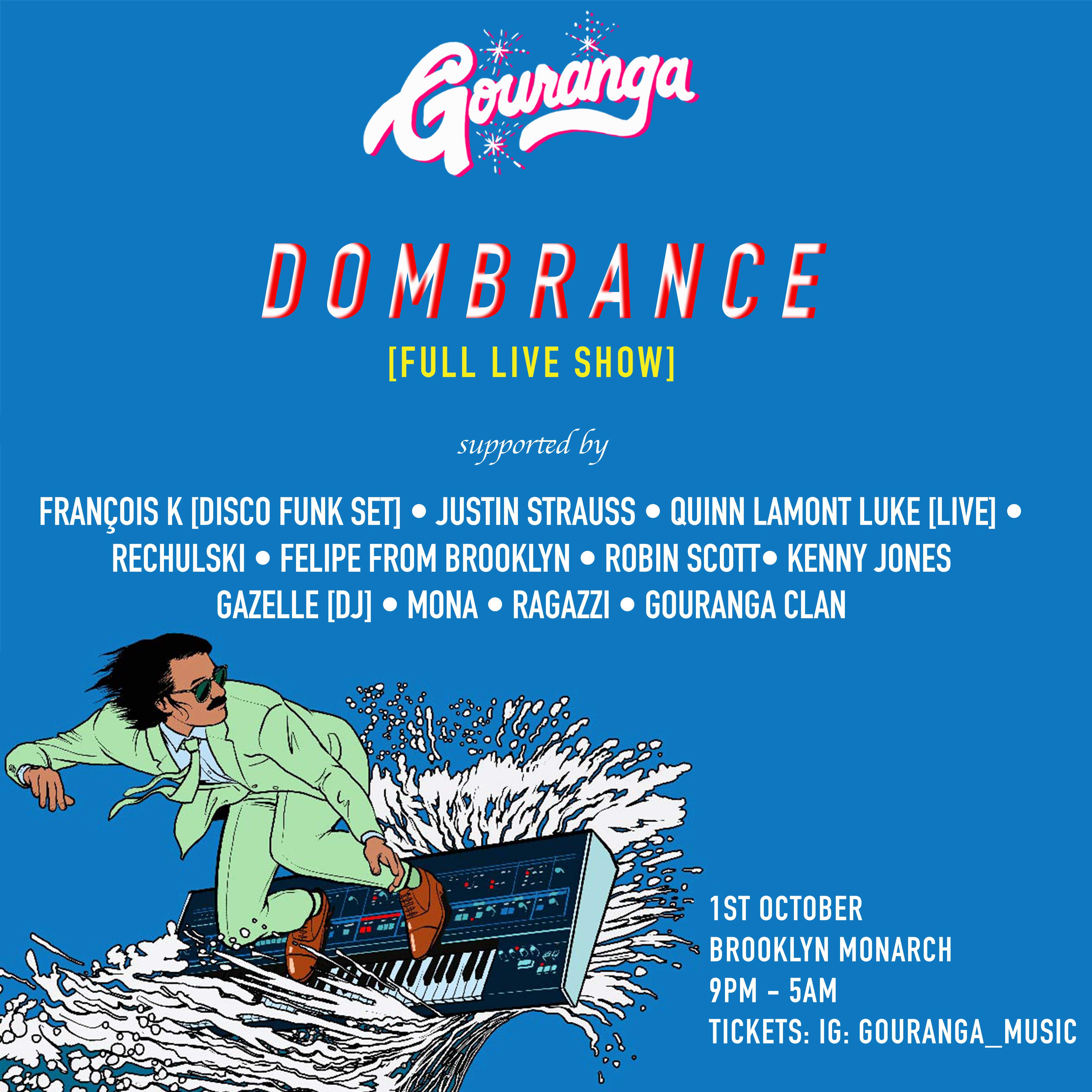 GOURANGA - Brooklyn Edition [Dombrance Live Showcase] - Página frontal
