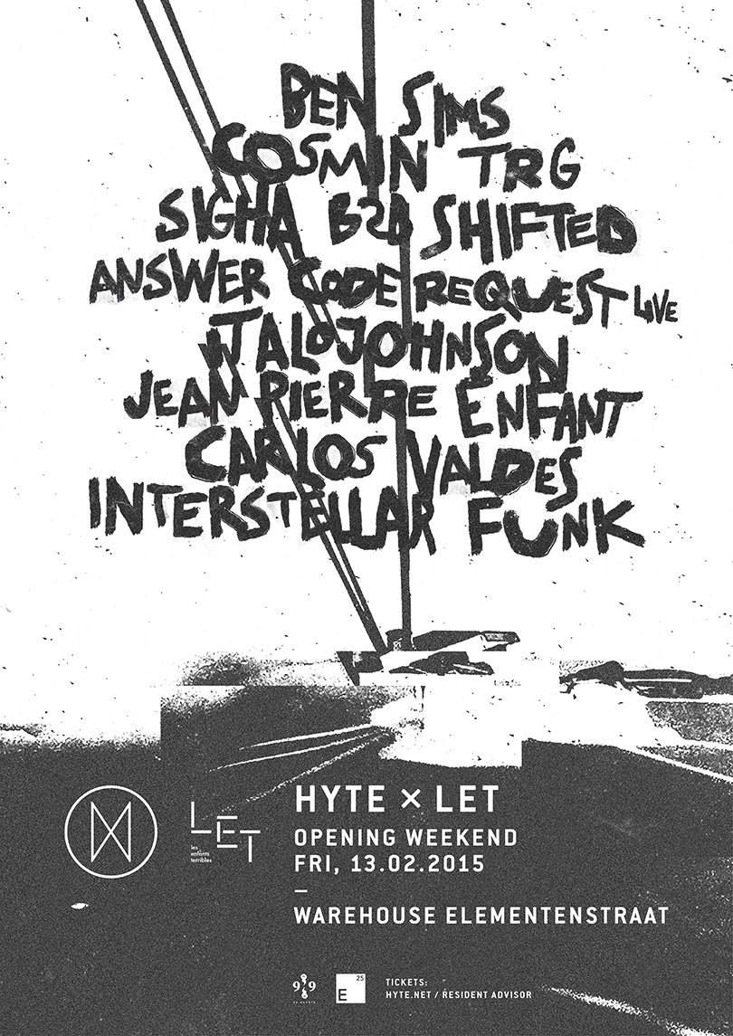 HYTE Amsterdam x LET (Opening Night) - Página frontal