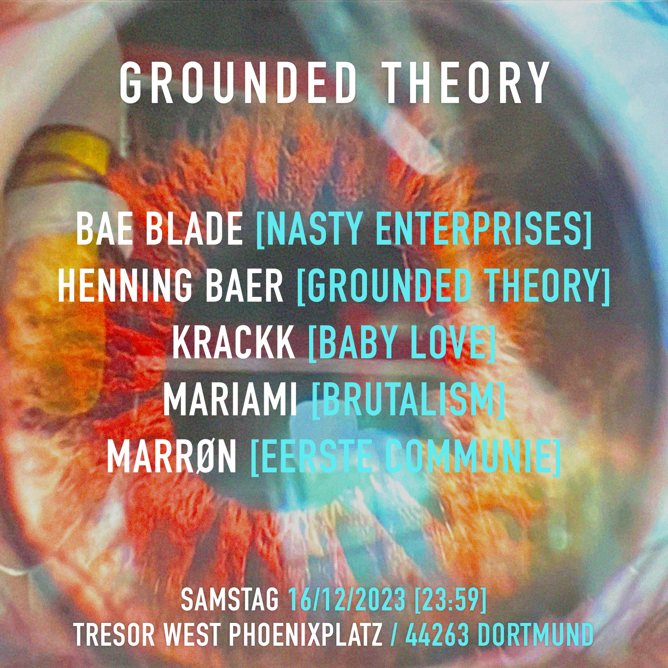 Grounded Theory with MARRØN, Henning Baer, Bae Blade, Krackk & Mariami - Página frontal