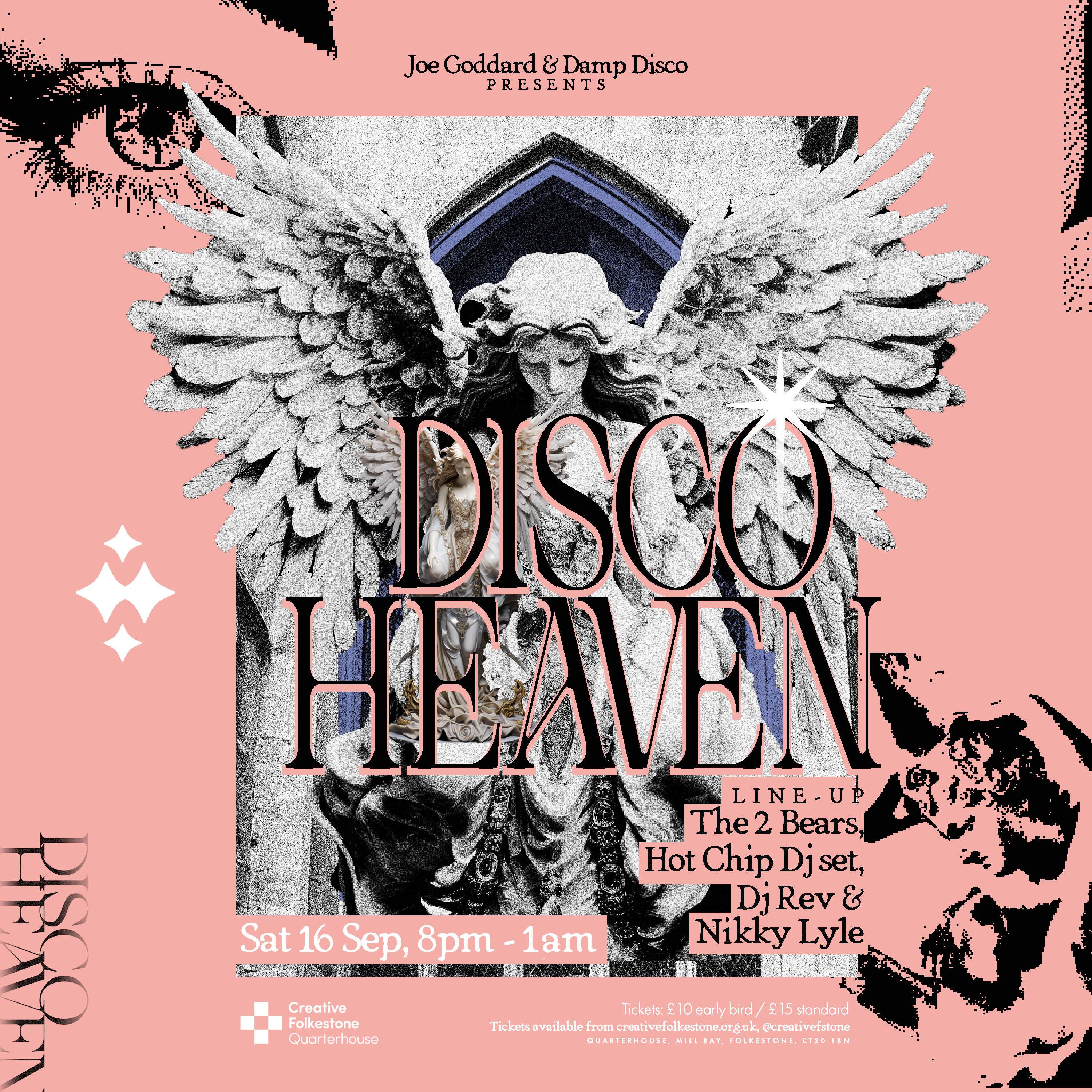 Joe Goddard & Damp Disco: Disco Heaven - フライヤー表
