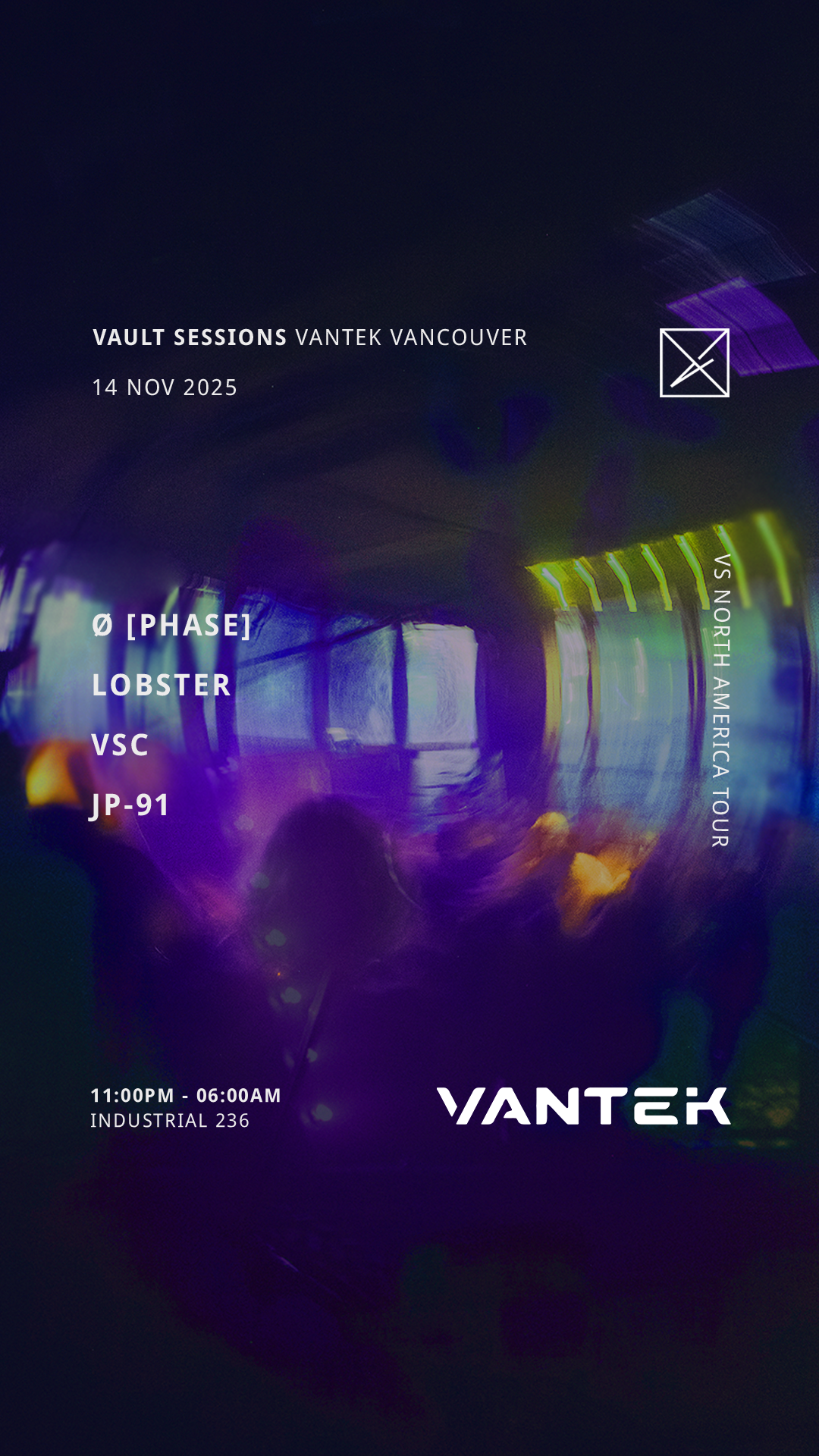 VANTEK X Vault Sessions at Industrial 236, Vancouver