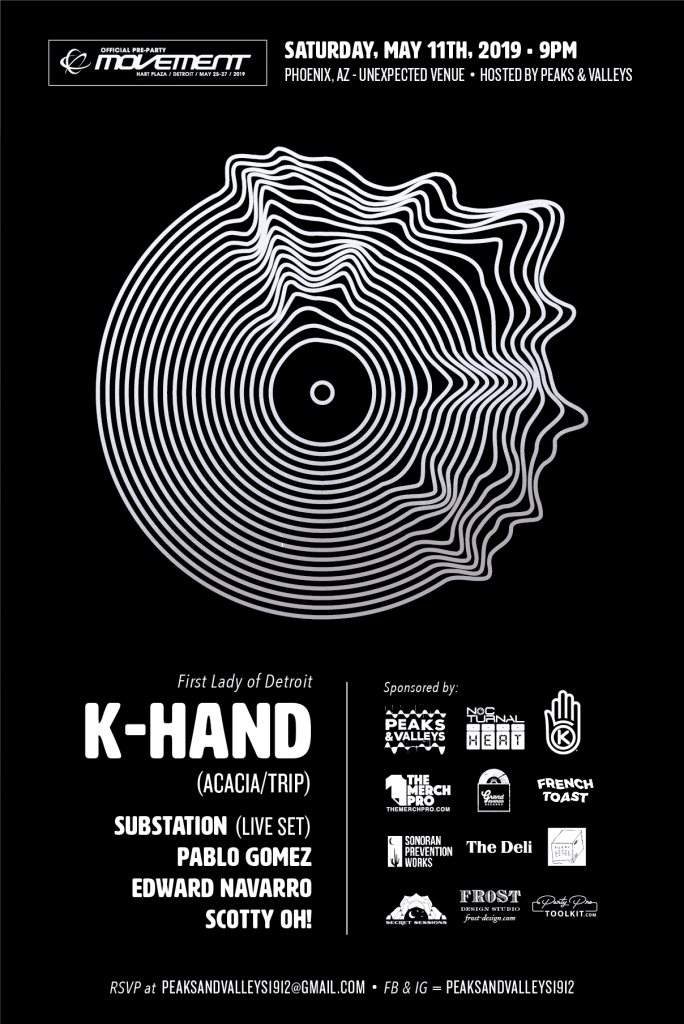 Official Movement Pre-Party: K-Hand - Página frontal