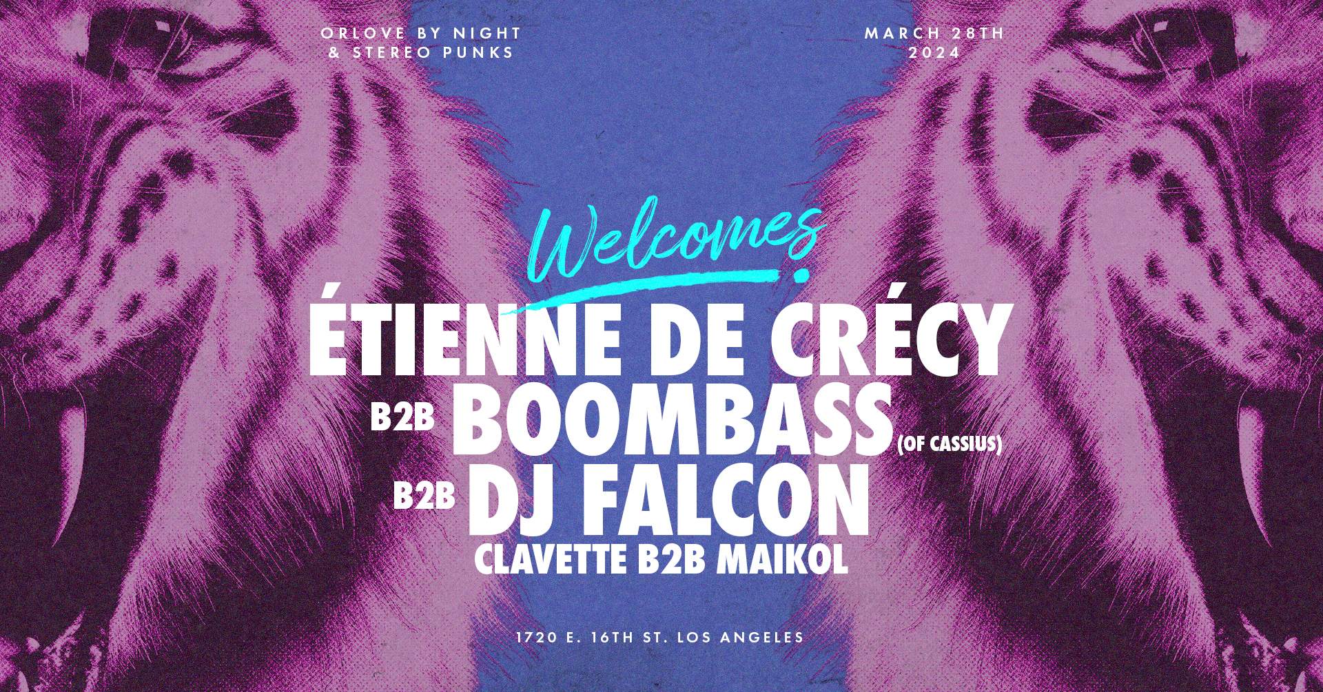 Étienne de Crécy b2b DJ Falcon b2b Boombass - Página frontal