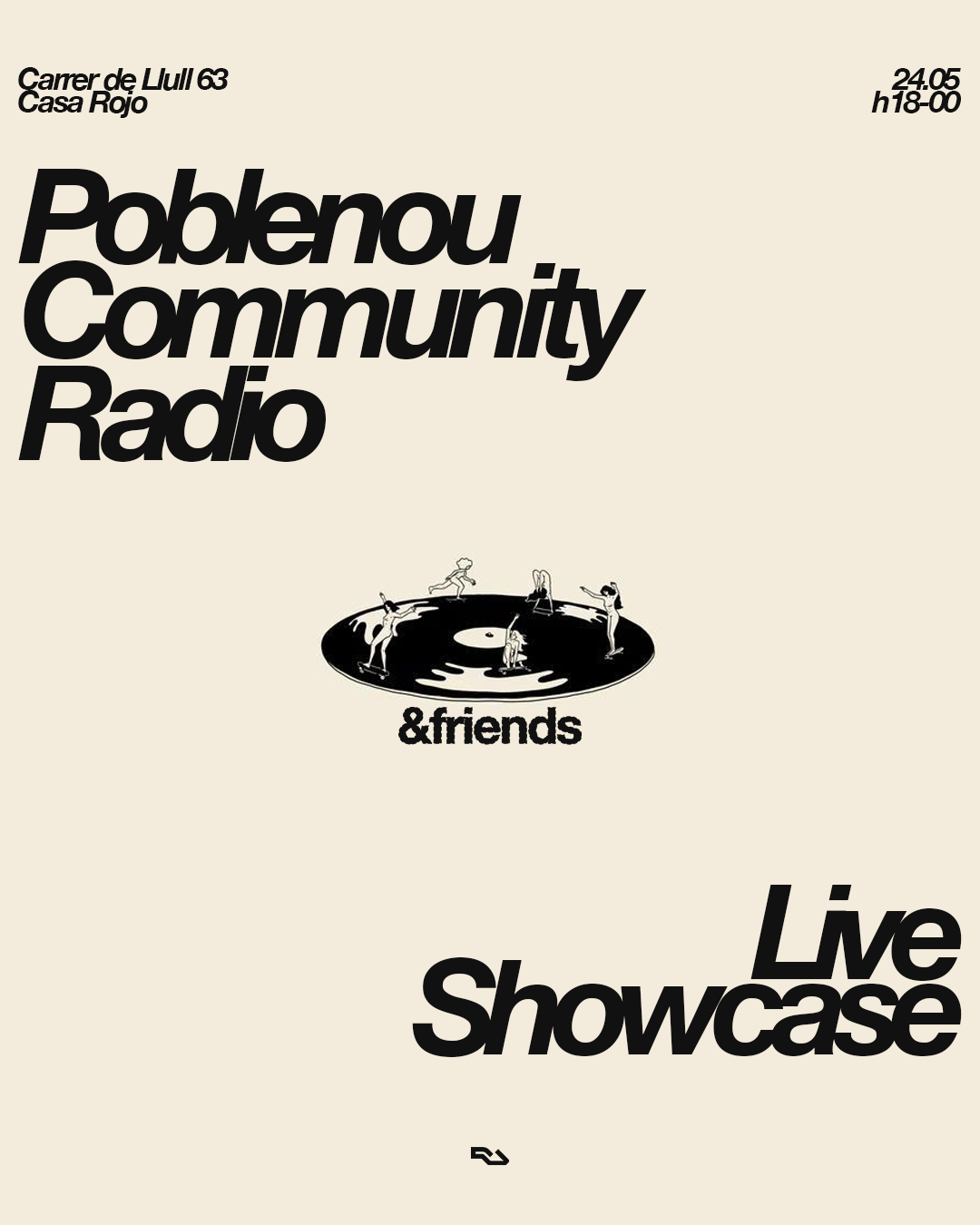 Poblenou Community Radio pres. &Friends 'Showcase' •Live dj set• + after - Página frontal