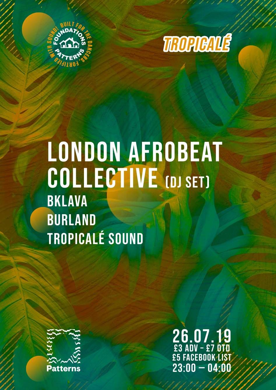 Foundations: London Afrobeat Collective (DJ Set) - Página frontal