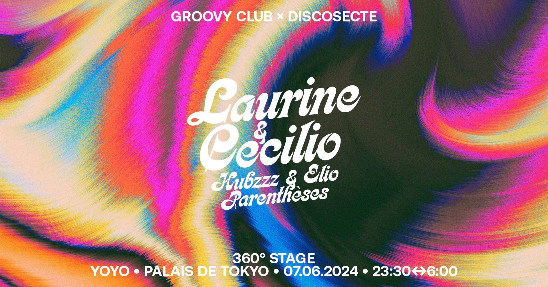 Discosecte X Groovy: Laurine & Cecilio & Parenth(e)ses @YOYO - Página frontal