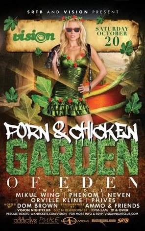 Porn N Chicken 'Garden of Eden' - Página frontal
